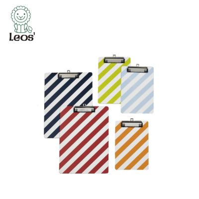 China Colorful 2022 Customized Durable Le Stripe Series Exam Pad Plastic for sale