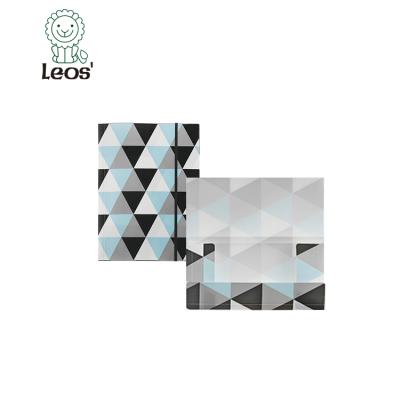 China Leos Office School Stationery Geometric A4 Fin Folder for sale