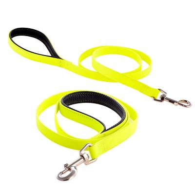 China Ring Handle Hook Custom Designer Dog Collar Padded Waterproof Dog Leash for sale