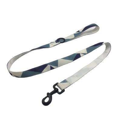 China Wholesale Custom Patterned Heat Transfer Padded Printing Durable Nylon Dog Leash for sale