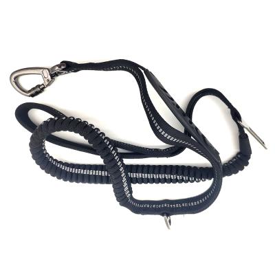 China Low price thoughtful sale bungee dog seat belt nylon elastic leash with clasp for sale