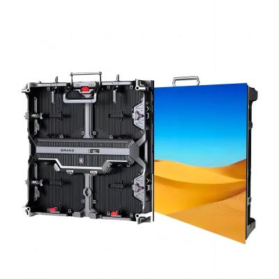 China 500X500mm P4.8 LED Panel de pared de vídeo al aire libre Alquiler para DJ Booth Fondo en venta