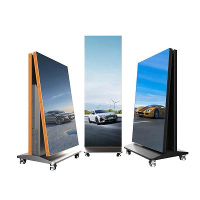 China Opvouwbaar Custom Indoor Draagbare Digitale Video Reclame Poster Screen Led Poster Display Te koop