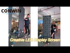 Outdoor Indoor Creative LED Display Screen Digital LED Poster 3840Hz