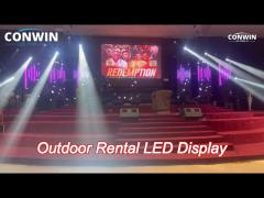 P2.9mm Outdoor Rental LED Display , LED Stage Backdrop Screen 250x250mm