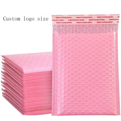 China Wholesale Shipping Packaging Strong Adhesive Eco Friendly Soft Inside Bubble Mailer Envelope Lightweight Black White Bag for sale