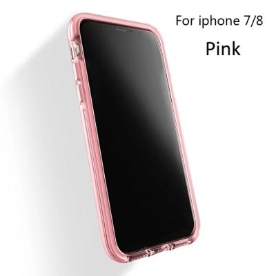 China 100% Eco-friendly Phone Case SGS Approved 3 Meters Anti-fall PC Silicone Clear Phone Case For iphone 8 for sale