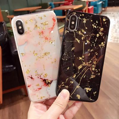 China Free Shipping Fashion Marble Pattern For iPhone 6s 7 8 plus X XS Max Bling Marble Pattern XR Soft Cell Phone Cases for sale