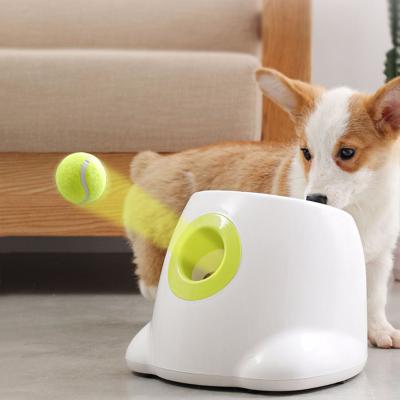 China Pets Catapult For Dogs Ball Launcher Dog Toy Tennis Ball Launcher Jumping Ball Mine Bull Toys Automatic Throw Pet for sale