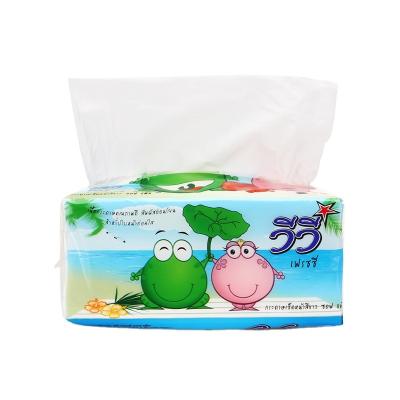 China Soft Comfortable Vivy Compressed Coin White Facial Tissue Paper for sale