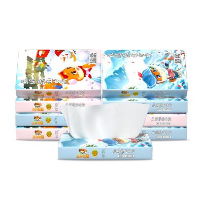 China Wholesale High Quality Eco-Friendly Cute Pouch Tissue Baby Face Lotion Facial Tissue Paper Manufacturers for sale