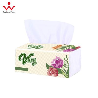 China Flower Tongue Facial Tissue Pack Soft Comfortable And Good Hygroscopy Pink Soft Paper Towel for sale