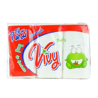 China WFTP004 brand soft comfortable and good vivy hygroscopy toilet paper tissue paper roll for sale