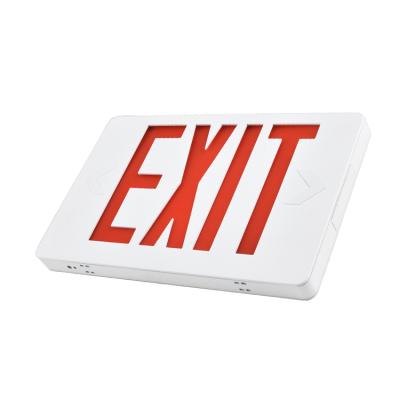 China For Home 2019 NEW Slim 6 Inch UL Approved EXIT SIGNS Red Letters JLEED2RWEM for sale