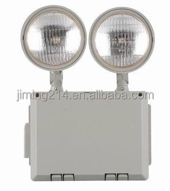 China For Home UL Approved Rated TWIN KEY Wet Position Lighting Emergency Light For Industrial Use for sale