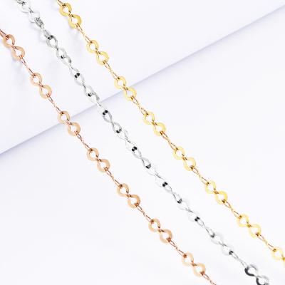 China Cute Chains Women's Jewelry Accessories 316l Stainless Steel Fashion Gold Plated Shaped Necklace 8 Necklaces for sale