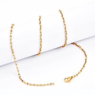 China CLASSIC Manufacture Stainless Steel Fashion Decoration Jewelry Making Necklace Anklet Chain Bracelet For Gift Design for sale