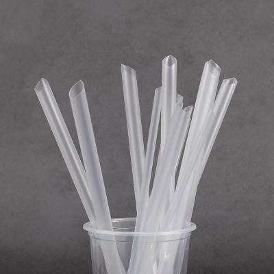 China Custom Wrapped Biodegradable Bar Accessories Milk Tea Drink Smoothie PLA Straws Different For Juice Disposable Clear PLA Straw for sale