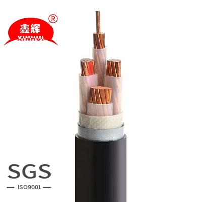 China 1000v 185mm underground xlpe copper 4 core steel wire armored power cable for sale