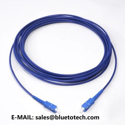 China 2mm Armored Fiber Optic Patch Cord SC/UPC To SC/UPC 3mm Fiber Optic Armroed Patch Cable 3.0mm Single Mode Simplex à venda