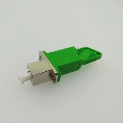 China E2000/APC zu LC/APC Hybrid Adapter Einzelmodell Grüner Simplex E2000/APC zu LC/APC Einzelmodus Simplex Glasfaserhybrid Adapter zu verkaufen