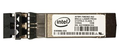 중국 AFBR-709DMZ-IN2 인텔 이더넷 SFP 트랜시버 모듈 SR 10G 850nm LASER PROD 21CFRJ 판매용