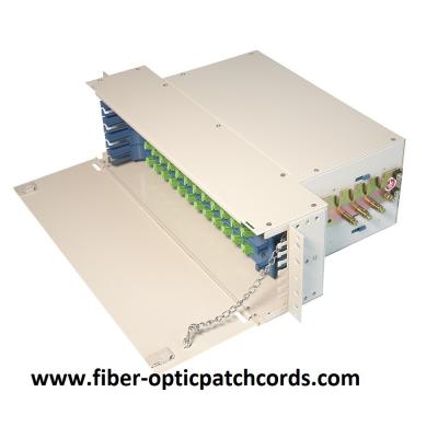 Cina Struttura di distribuzione ottica d'acciaio laminata a freddo per 24 adattatori dello Sc del centro del centro 144 in vendita