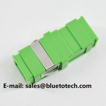 China SC APC Flangeless Fiber Optic Adapters For CATV Telecom Network for sale