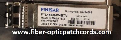 Китай Модуль Finisar FTLF8536W4BTV 25GBASE-SR 850nm 100M приемопередатчика CPRI SFP+ продается