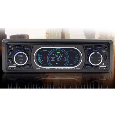 China 8809 Metal+Plastic 8809 Din AUX/TF/USB FM Car Radio Vehicle Stereo Audio Remote Control MP3 Player for sale