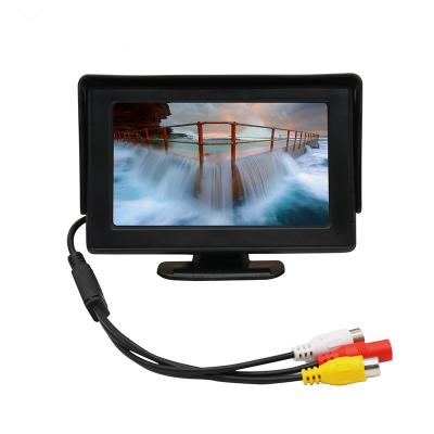 China 4.3 Inch TFT LCD Display Car Plastic Reverse Camera Parking System Radio Cameras For Car Rearview Monitors NTSC PAL for sale