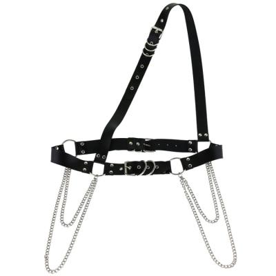 China Punk ALLOY Body Waist Chain Belts Leather Belly Chains Toggle Sexy Praise Bikini Body Jewelry for Women and Girls for sale