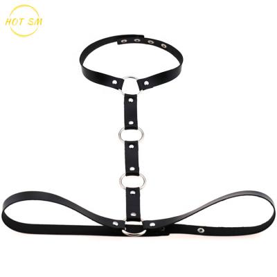 China Leather Waist Ring Belt Belly Chain, ALLOY Chest Body Harness Cage Bra Lingerie Women Rave Festival Dance Club Party Goth Equipment for sale