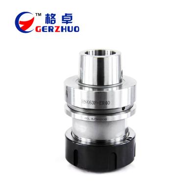 China MILLING CUTTER Lathe Machine Tools Spindle HSK ER32 Bushing Flange Holder Shank HSK63F ER Tool Holders for sale