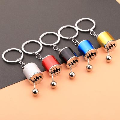 China Factory direct sales metal car modification gear head creative gear clutch key chain personality main chain for sale