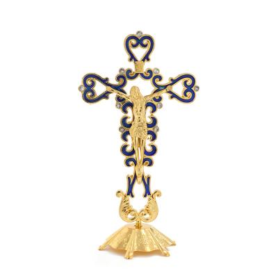 China Religious Newcomer Christ Jesus Church Office Home Furnishing Decoration 12*21cm Catholic Religious Cross Decoration for sale