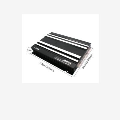 China The manufacturer 5800 watt channel audio power amplifier 4 channel professional high power car amplifiers system 12V 24*26*5.2cm high fidelity for sale