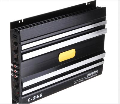 China Car Audio 24*26*5.2cm Bass Amplifier Enclosure Auto Sound Subwoofer Vehicle Amplifier Audio Speaker Subwoofer 4 Channel Car Amplifiers for sale