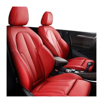 China Fast Delivery Eco-friendly Universal Full Set PU Leather Waterproof Car Seat Cover for sale