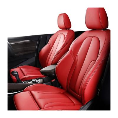 China High Quality Eco-Friendly Four-Season Fashion 3D Universal PU Front Seat Car Leather Seat Cover For Car Seat Protector for sale