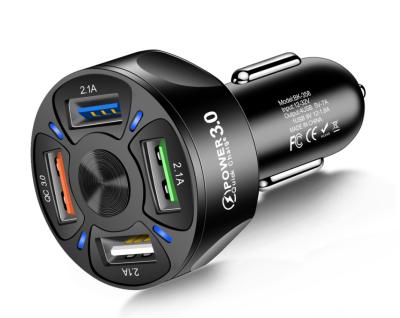 China Y2K QC 3.0 Fast Charging Car Charger for iPhone and Samsung, 6A Usb Car Charger for sale