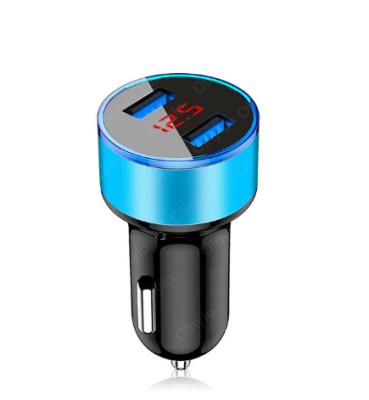 China Elough USB Voltage Monitoring Car Charger USB Charging QC 3.0 QC3.0 40W Fast Charging Charger For iPhone Huawei Xiaomi MI Mobil for sale