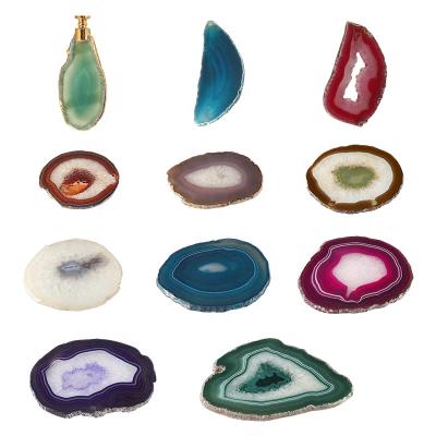 China Feng Shui Factory Wholesale Natural Mat Home Decoration Accessories Feng Shui Agate Piece Landscape Piece Coffee Mug for sale