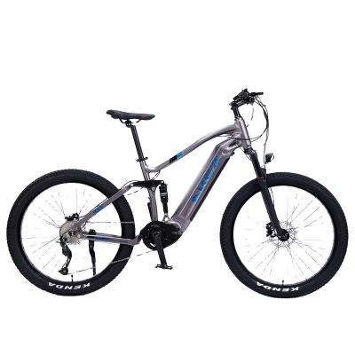 China Sale 500w 13ah Aluminum Alloy 2022 27.5 Inch Top Fat Tire Mountain Electric Bike Hybrid Bike Electric Bicycles For Adults for sale