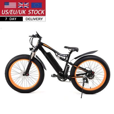 China Stock 1000w Aluminum Alloy Fat Tire Electric Adult Bicycle Ebike Bicycle High Quality Mountain Bike for sale