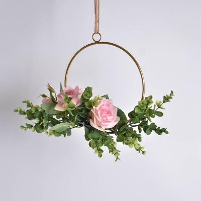 China Beautiful Shape Nordic Style Air Plants Shelf Home Wall Hanging Flower Rack for sale