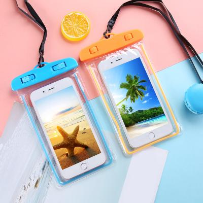 China Pocket Casual Underwater Phone Cover Clear Life PVC Sealed Waterproof Swim Case Bag Cell Phone Case for sale