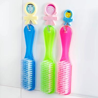 China Viable Plastic Crystal Small Clean Items Easy Brush Cleaning Brush Shoe Cleaning Shoe Brush for sale