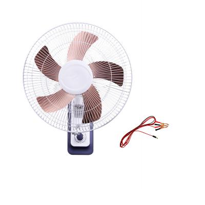 China High Wind 24v Wall Fan 24V DC Fan Wall Mounted Outdoor Battery Solar Car Three Speed ​​High Wind for sale