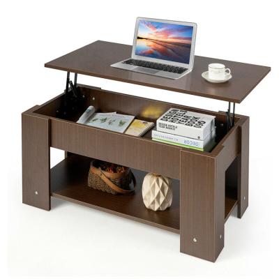 China Living Room Extendable Lift Top Modern Designer Wooden Coffee Table Sets for sale